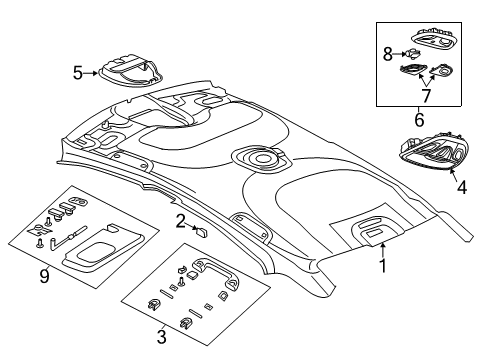 2013 Dodge Dart Assist Strap, Rear Diagram for 1SW77HDAAE