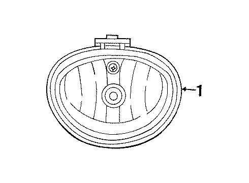 2001 Chrysler LHS Fog Lamps Diagram