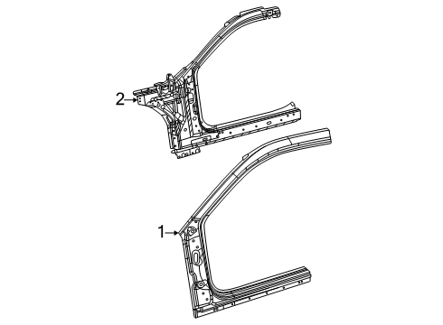 2025 Dodge Charger Daytona Aperture Panel Diagram 2 - Thumbnail
