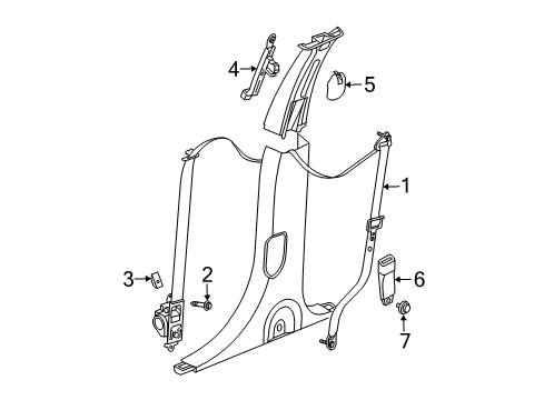 2006 Chrysler Pacifica Cover, Front Diagram for UD60TL2AC