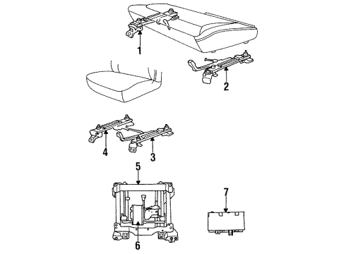 1992 Chrysler New Yorker Power Seats Diagram 3 - Thumbnail