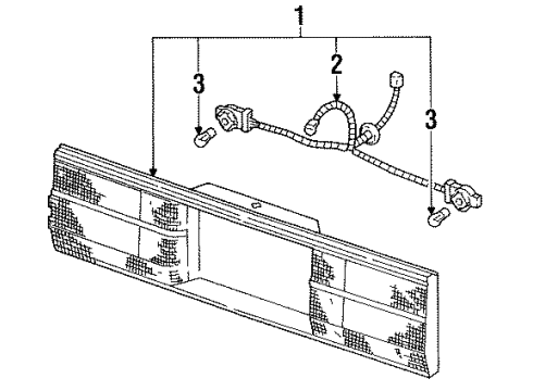 1990 Dodge Monaco Backup Lamps Diagram