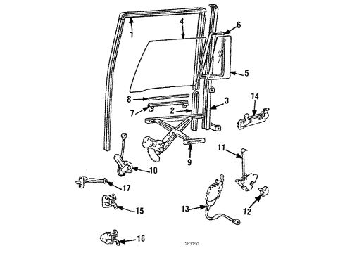 1991 Dodge Colt Regulator Screw Diagram for MF453047