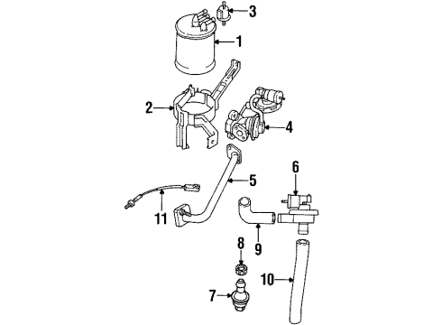 1995 Dodge Avenger ECM Diagram for R4874190