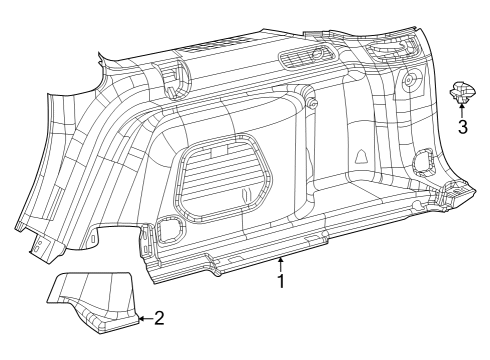 2024 Jeep Grand Cherokee Lower Cover Diagram for 6WF36TX7AA