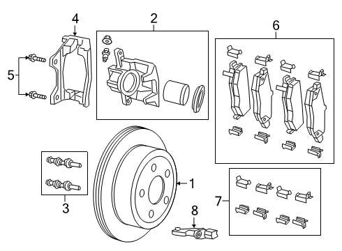 2021 Jeep Gladiator Flex Hose Diagram for 68338376AD