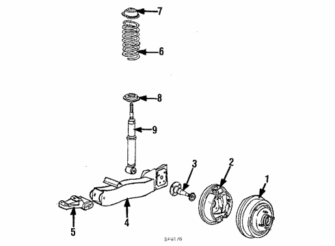 1984 Dodge Charger Rear Brakes Diagram