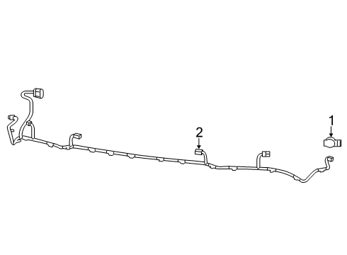 2019 Dodge Durango Wire Harness, Front Diagram for 68311370AB