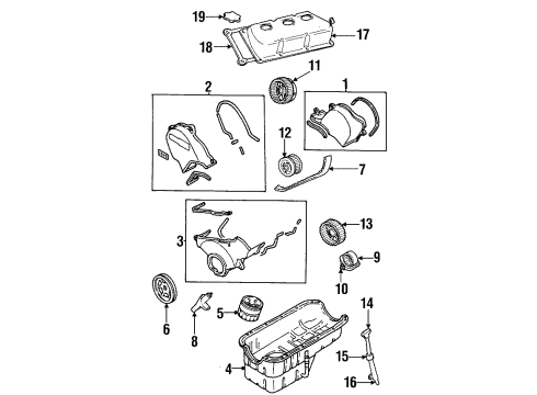 1999 Chrysler Cirrus Engine Parts Diagram