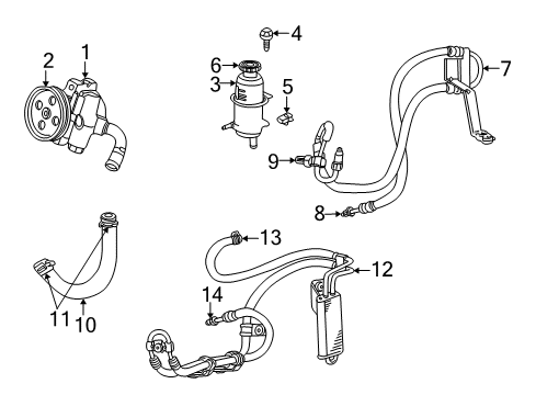 2003 Jeep Liberty Splash Shield Diagram for 53013506AB