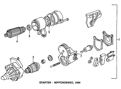 1989 Dodge Spirit Starter Diagram