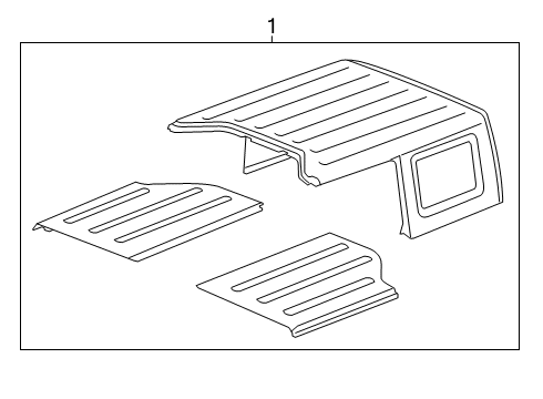 2015 Jeep Wrangler Hardtop, Flame Red, Upper Diagram for 82212526