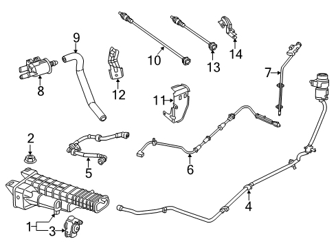 2021 Ram ProMaster City Vapor Canister Diagram for 68620482AA