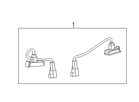 2016 Dodge Viper License Lamp Diagram for 68228930AA