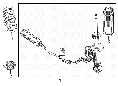 2025 Ram 1500 Shocks & Components - Front Diagram 3 - Thumbnail