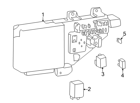 2001 Dodge Stratus Electrical Components Diagram 2 - Thumbnail