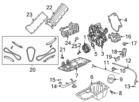 2009 Jeep Grand Cherokee Engine Parts Diagram 5 - Thumbnail