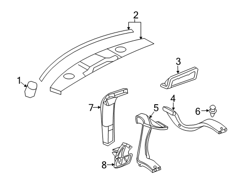 2009 Dodge Durango Ducts Diagram 2 - Thumbnail