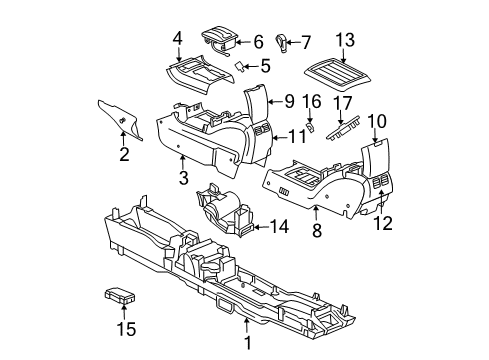 2006 Chrysler Pacifica Antenna Cable Diagram for 4685958AE