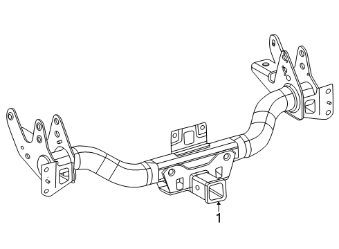 2025 Ram 1500 Trailer Hitch Components Diagram