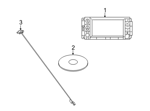 2009 Dodge Durango Disc Diagram for 68056387AB