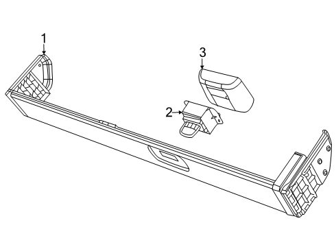 2025 Ram 1500 Interior Trim - Cab Diagram 6 - Thumbnail