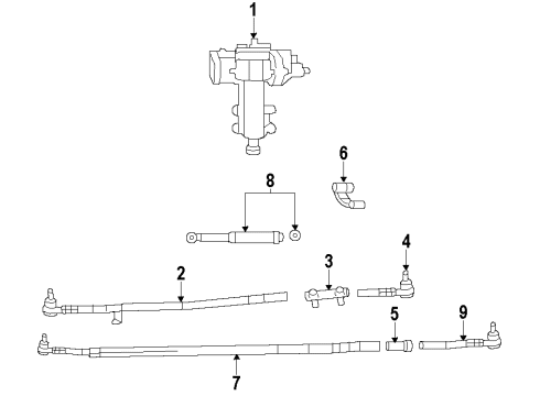 2007 Jeep Wrangler Power Steering Pump Diagram for 52059899AE