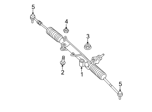 2013 Dodge Durango Steering Gear Diagram for 5154513AC