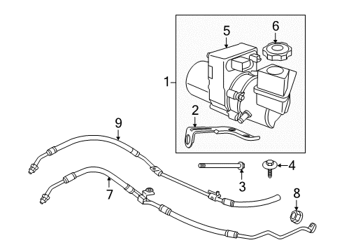 2011 Chrysler 300 Alternator Bolt Diagram for 6104230AA