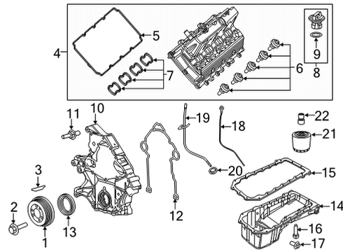 2022 Ram 1500 Dipstick Diagram for 53011385AC