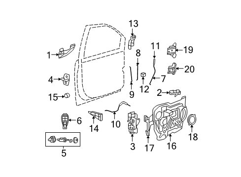 2015 Chrysler Town & Country Antenna Diagram for 5026444AA