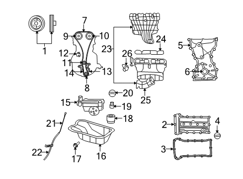 2007 Dodge Caliber Actuator Diagram for 4884549AD
