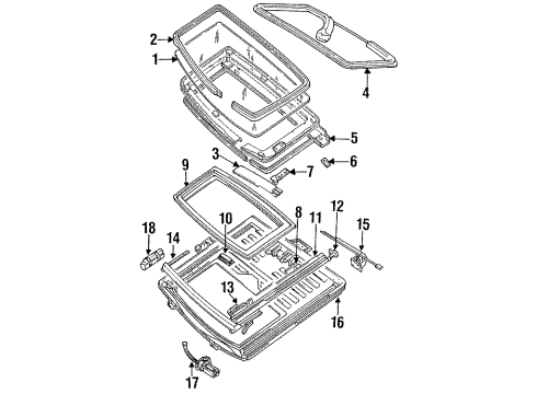 1991 Dodge Grand Caravan Sunroof Diagram