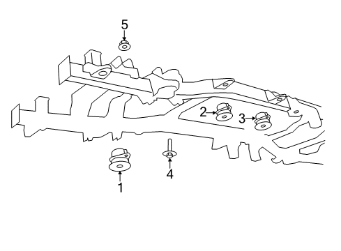 2014 Ram 3500 Frame & Components Diagram 5 - Thumbnail