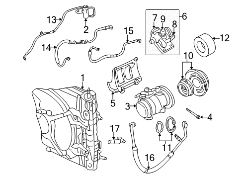 2003 Chrysler Concorde Dehydrator Diagram for 5101762AA