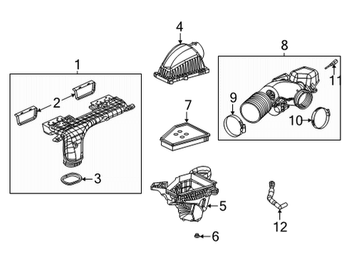 2021 Jeep Grand Cherokee L Tube Diagram for 68445360AA
