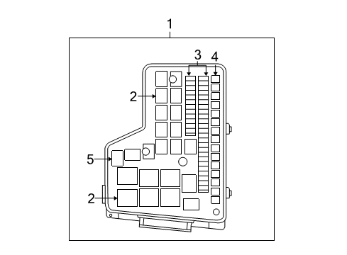2009 Dodge Ram 1500 Relay Diagram for 4692076AC