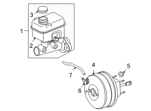 2008 Dodge Dakota Dash Panel Components Diagram 2 - Thumbnail