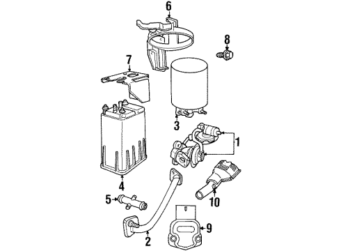 1998 Dodge Neon Air Intake Temperature Sensor Diagram for 4661341