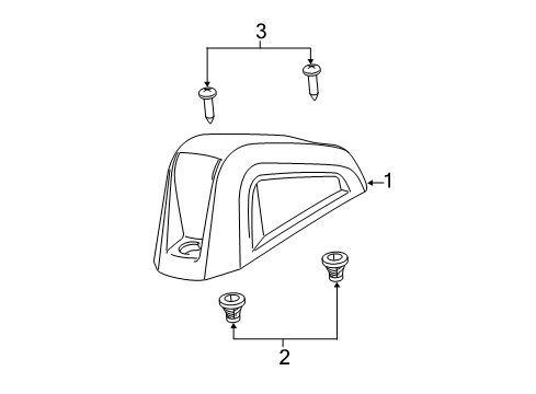 2017 Ram ProMaster 3500 Roof Lamps Diagram 3 - Thumbnail
