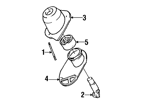 1990 Dodge Shadow Shaft & Internal Components Diagram 3 - Thumbnail