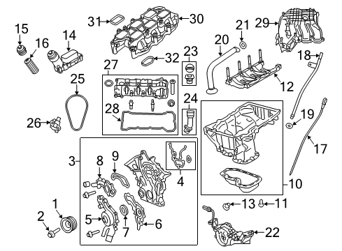 2012 Dodge Journey Oil Filter Diagram for 68079744AD