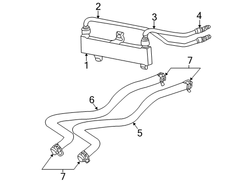 2005 Dodge Stratus Outlet Tube Diagram for 5161002AA