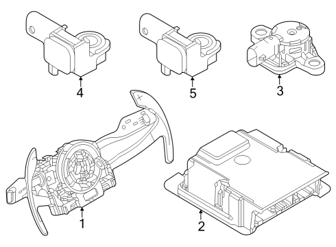 2023 Dodge Hornet Side Impact Sensor Diagram for 68606951AA