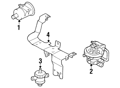 1998 Dodge Avenger Emission Components Diagram 2 - Thumbnail