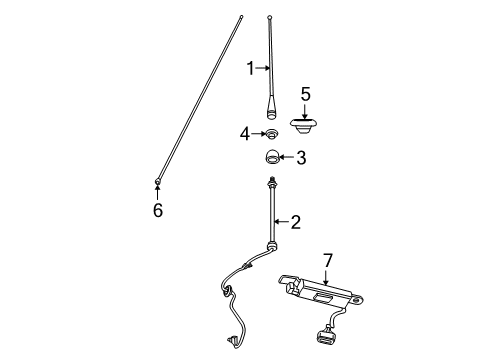 2014 Ram C/V Body & Cable Adapter Diagram for 5064177AA