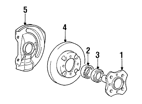 1991 Dodge Colt Flex Hose Diagram for MR129757