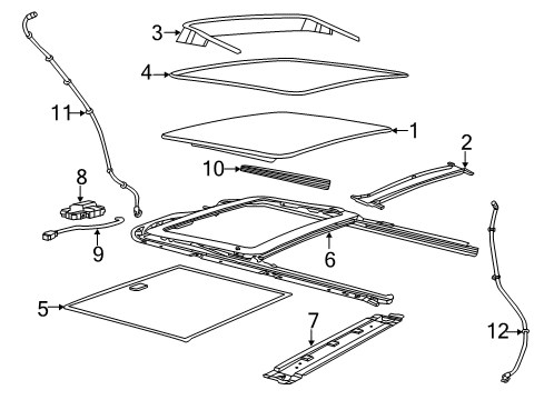 2014 Jeep Grand Cherokee Drain Tube, Rear Driver Side Diagram for 68175019AA