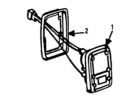 1988 Dodge B250 Tail Lamps Diagram
