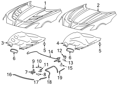 2015 Dodge Viper Steering Column Nut Diagram for 6504175